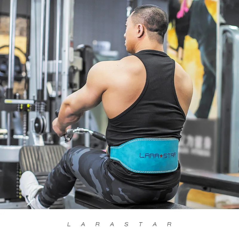 Maxairms Durable Leather Weight Lifting Belt Dumbbells Gym Fitness Squat Deadlift Weightlifting Bodybuilding | Спорт и развлечения