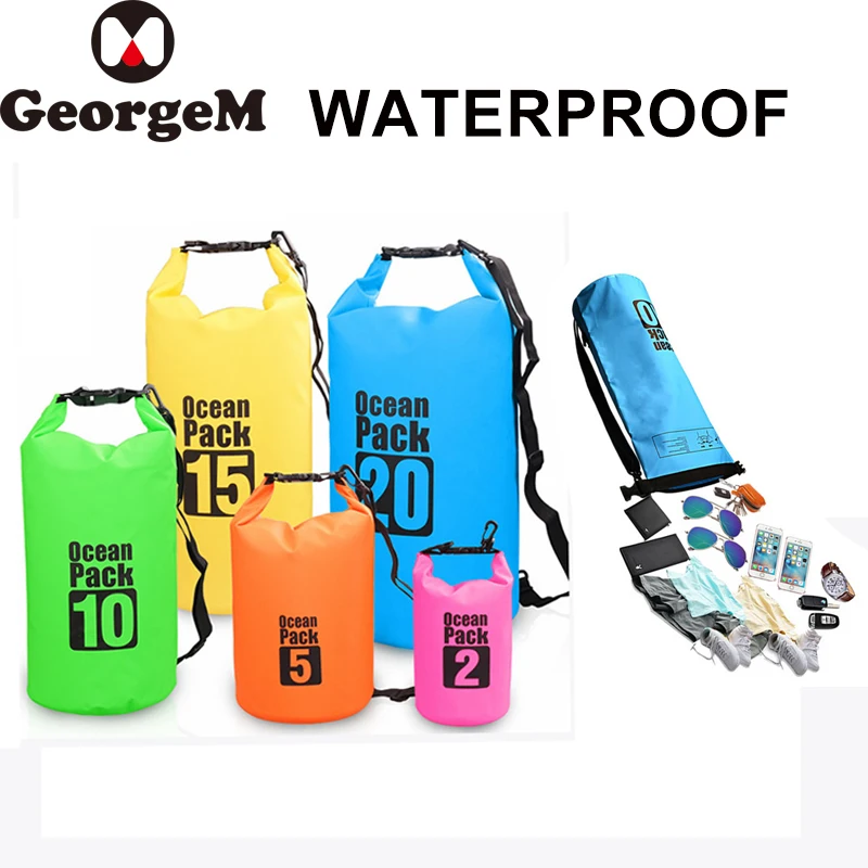 5л 10л 15л 20л водонепроницаемый каноэ каяк рафтинг морской Пакет велосипедные сумки Складная велосипедная