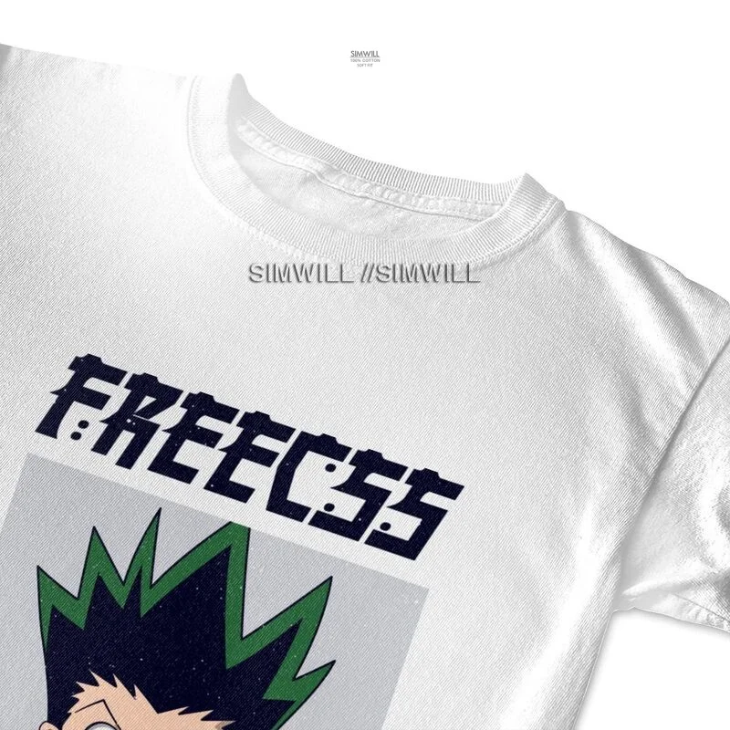 Мужской Hunter X Необычная футболка Гон Фрикс HXH с короткими рукавами Уникальная Homme