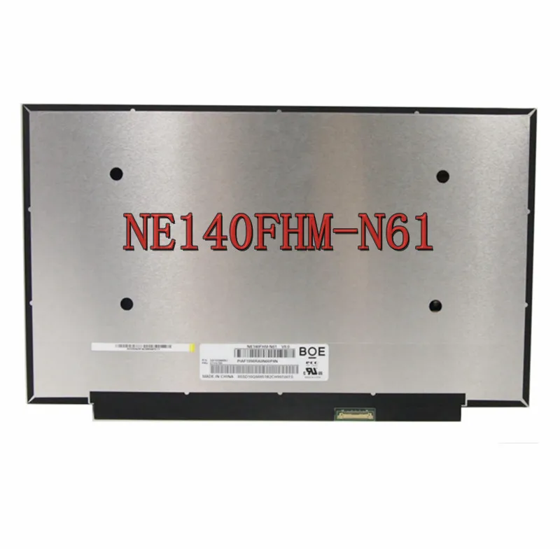 

14,0 ''LENOVO T460S T480 дюймов Тонкий NE140FHM-N61 1920*1080 edp 30-контактный ЖК-дисплей, панель экрана FRU 01YN155 Luminance 400cd/м² Co