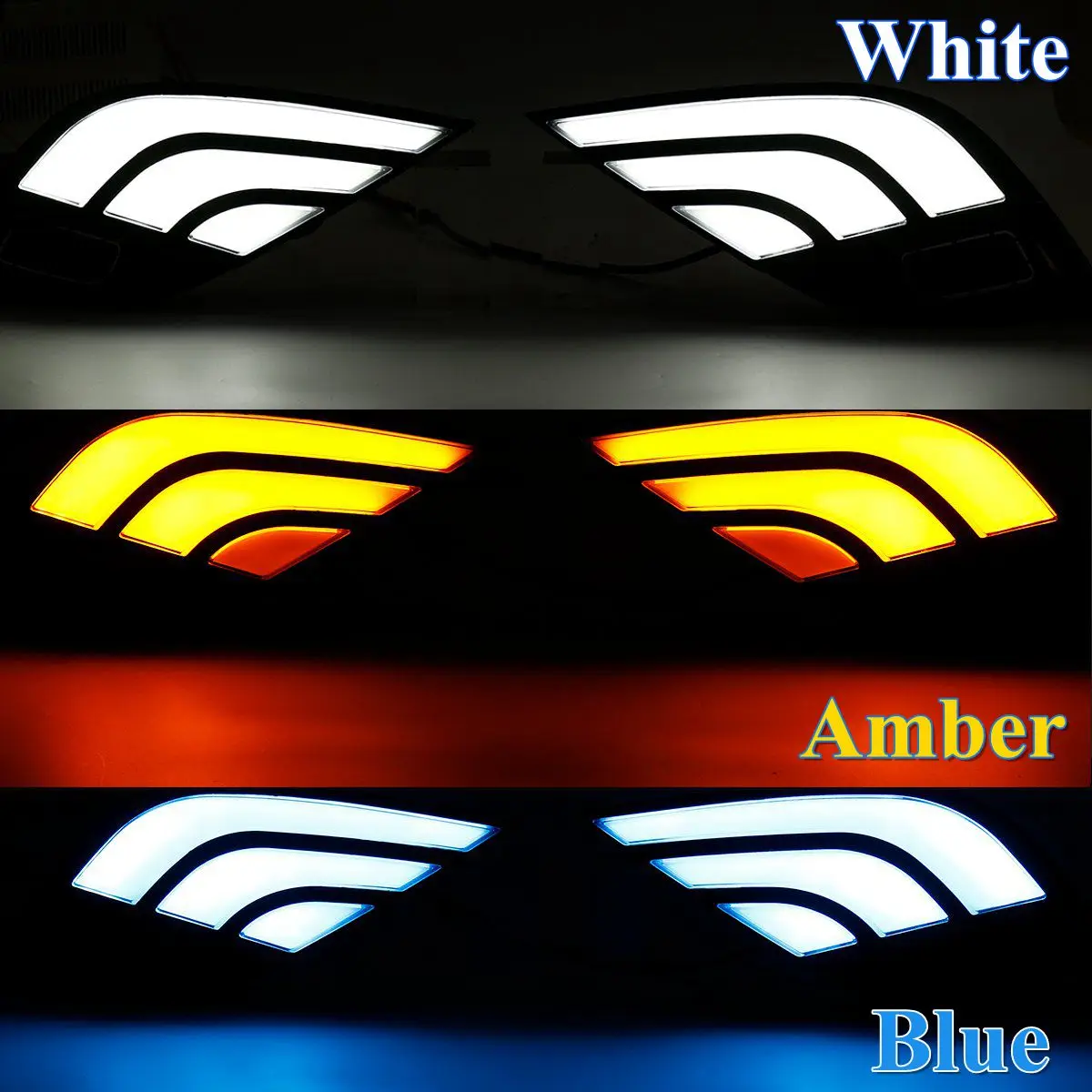 Новый светодиодный дневный ходовой фонарь DRL сигнальная лампа с противотуманной