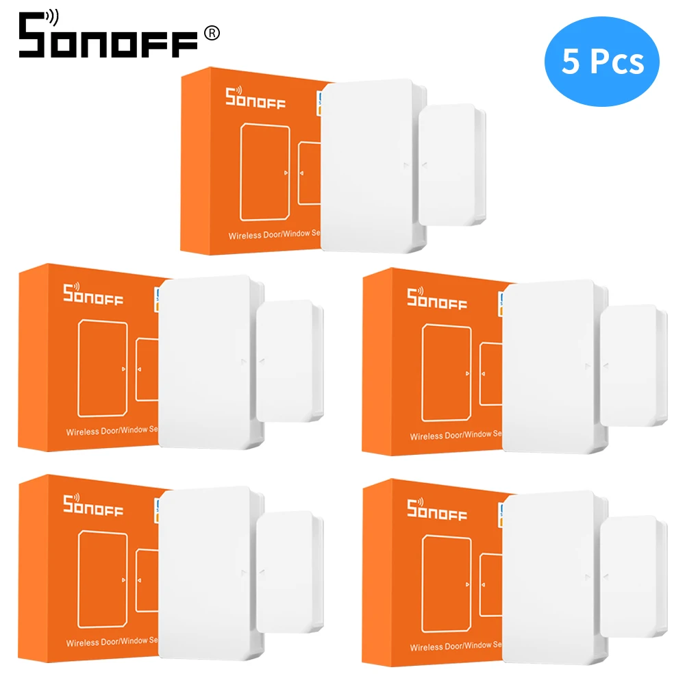 Интеллектуальный выключатель света SONOFF SNZB 04 ZigBee двери/окна Сенсор охранная