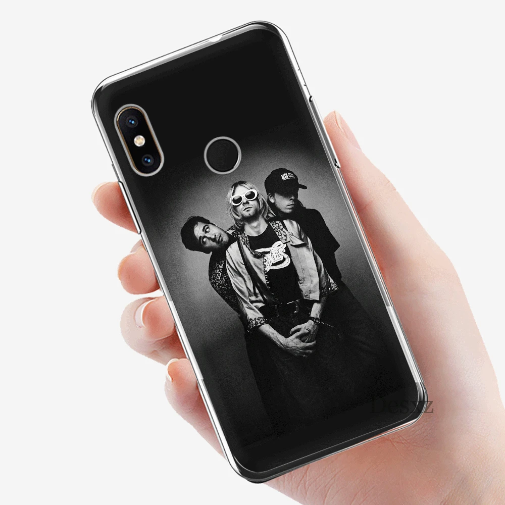 6 Чехол для мобильного телефона из ТПУ для Xiaomi Redmi Note 7 8 Pro 4 Note 4X5 5A 6 Cover Nirvana Kurt Cobain Shell - Цвет: 6