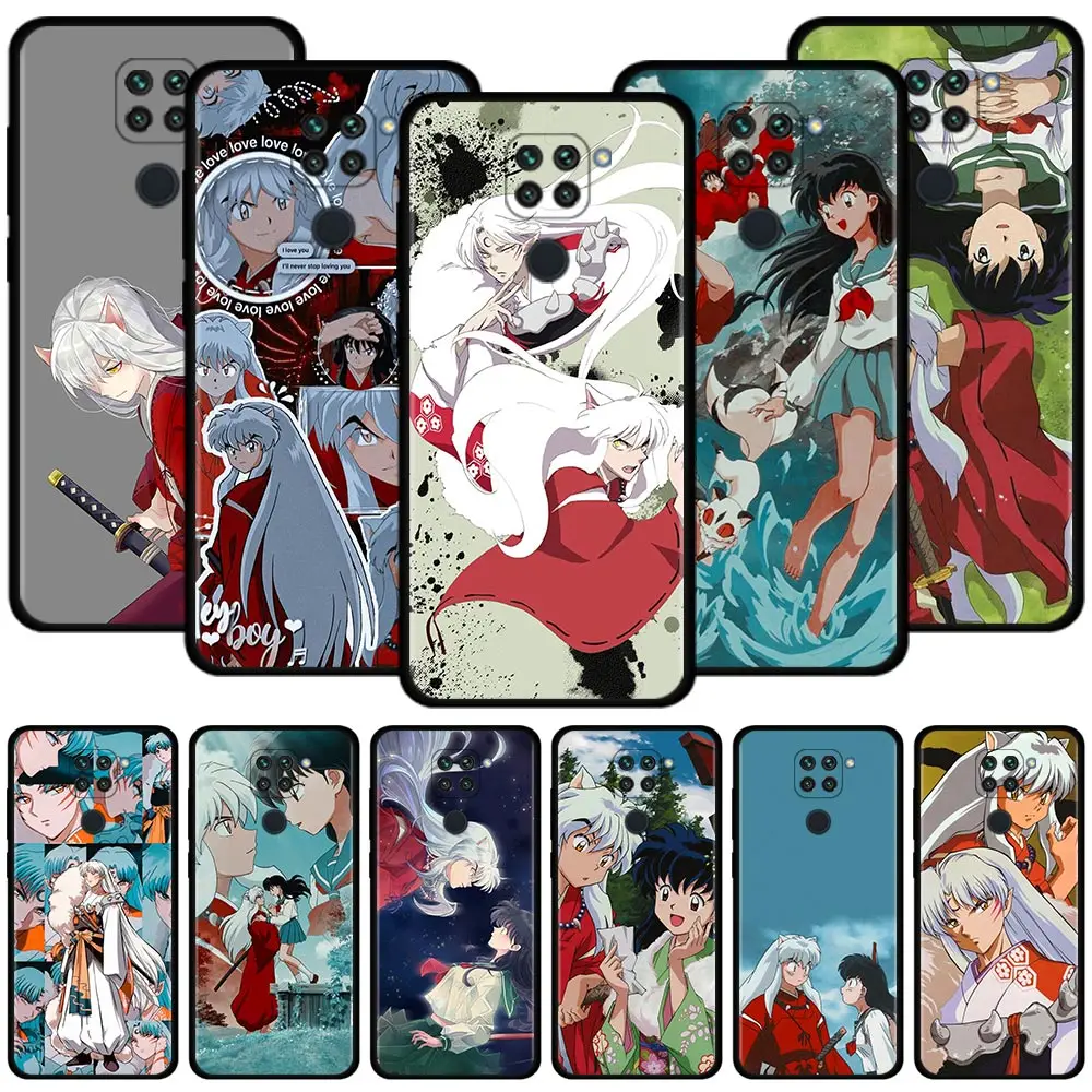 

Case For Xiaomi Redmi Note 10 Pro Max 5G 9 4G 9T 9S 8 8T 7 Cover For Redmi K40 Pro Plus 9 9A 9C Phone Shell Anime Inuyasha