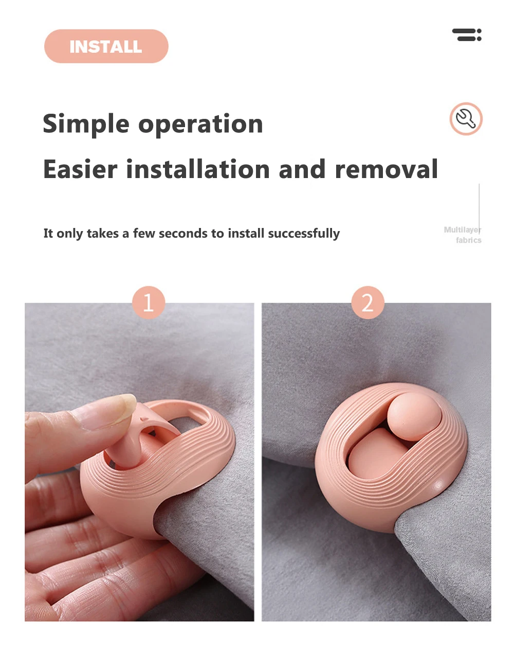 

4Pcs Clip Blankets-Fastener Bed-Cover Duvet-Sheet Quilt Plastic Fixer Garment-Accessories Non-Slip Duvet Cover Clamp