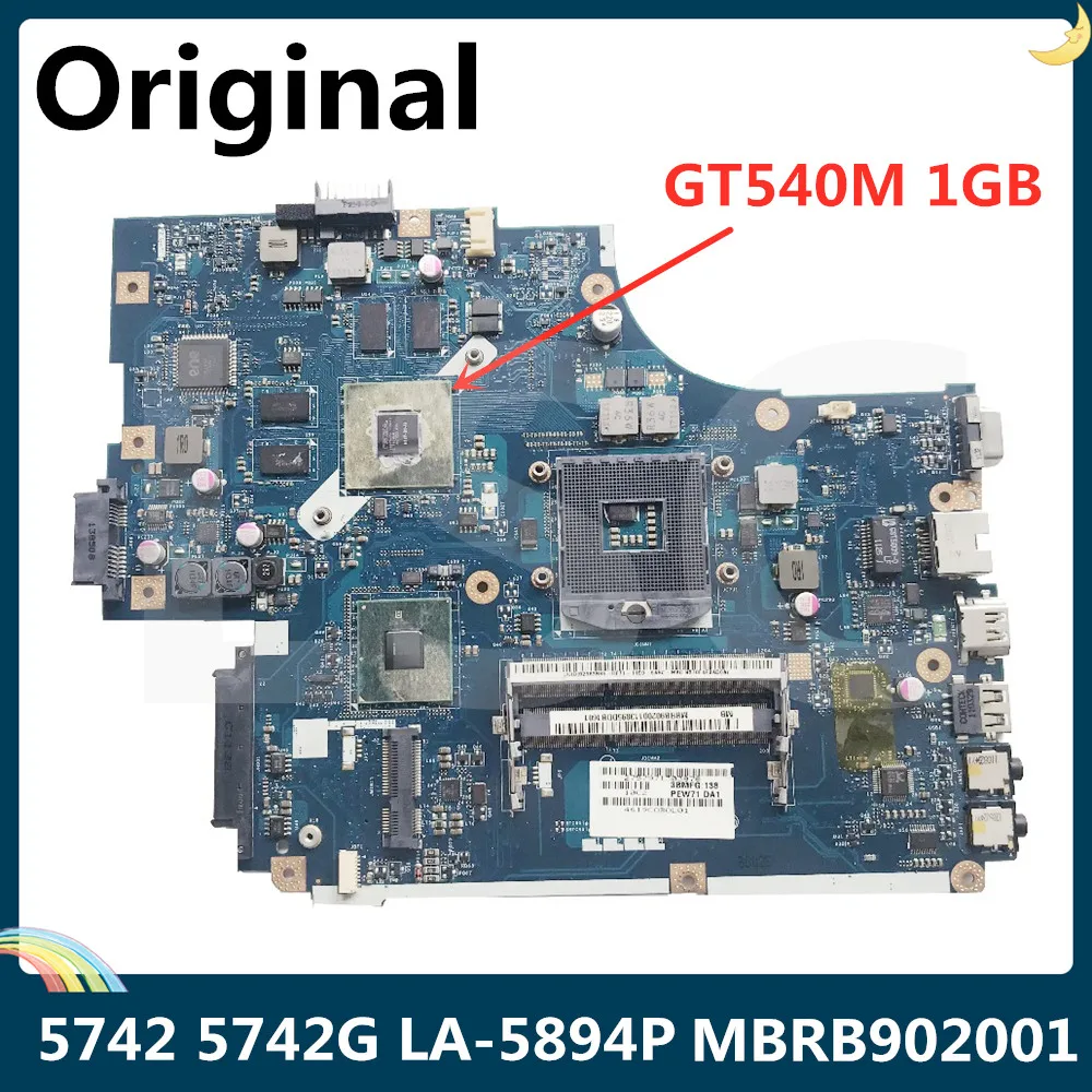Материнская плата LSC для ноутбука ACER 5742 5742G TK85 GT540M 1 ГБ GPU DDR3 MBRB902001 MBRDP02002