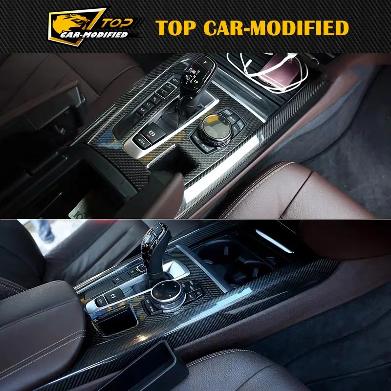 

Бесплатная доставка, панели кнопок для внутренней двери, панель приборной панели из углеродного волокна для BMW X5 F15 2014-2020, карбоновые внутренние отделки