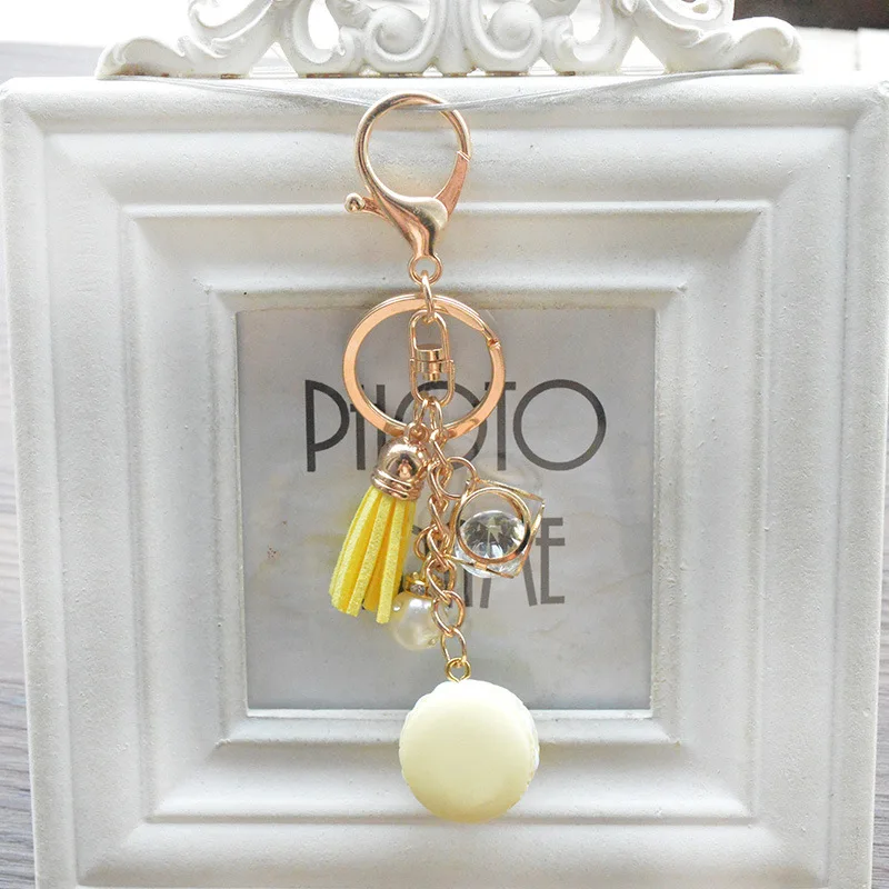 Новинка брелок для торта Модное Автомобильное кольцо ключей женская сумка