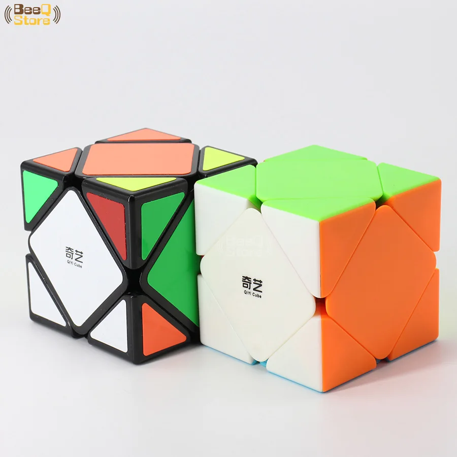 Qiyi Qicheng косый магический куб скоростной 3x3x3 Qiyiskewb головоломка Magico Cubo черная