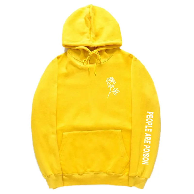 Yellow MS0246 Модная уличная толстовка с капюшоном, Толстовка для мужчин и женщин, забавные толстовки с принтом розы, пуловер, несколько стилей, толстовка с капюшоном - Цвет: Yellow MS0246