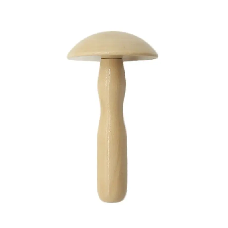 

Wooden DIY Darning Mushroom Darner Patch Tool Trousers Clothes Socks Sewing Mending Repair Device