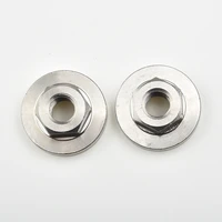 2 pcs flange nuts hex locking nuts kit set steel replacement parts for modification power tools angle grinder accessories