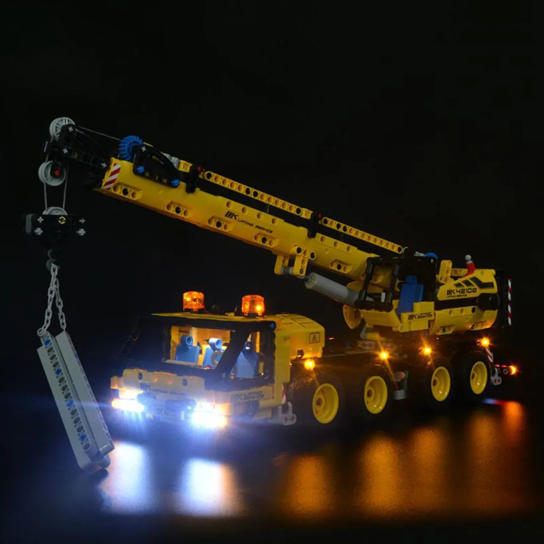 Светодиодный светильник с питанием от USB для Technic Mobile Crane 42108 (только светодиодный