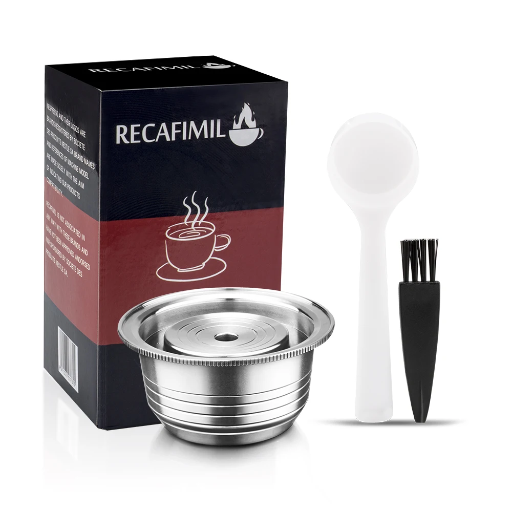 Refillable Coffee Capsule Pod Stainless Steel Coffee Filters For Nespresso Vertuoline GCA1& Delonghi ENV135 Machine - Цвет: G2