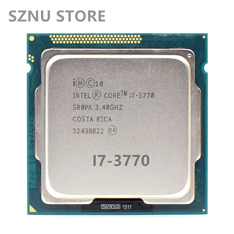 

Intel Core i7-3770 i7 3770 3.4 GHz Quad-Core Eight-Thread CPU Processor 8M 77W LGA 1155
