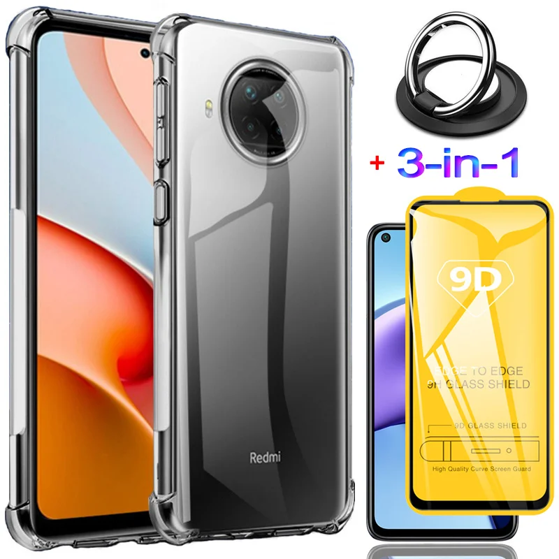 

capa, glass + ring case for redmi 10 xiaomi note 10 pro soft clear anti-shock cover redmi note9t xiaomi redmi note 9 t phone cases redmi 9t note 9s cover redmi note 9 t case xiaomi 11t pro