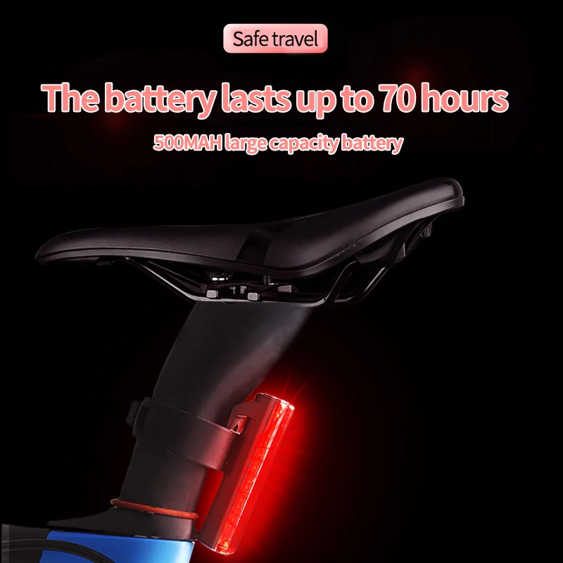 

Велосипед светильник хвост светильник безопасность заднего хвоста Предупреждение Велоспорт Портативный светильник USB Перезаряжаемые Пор...