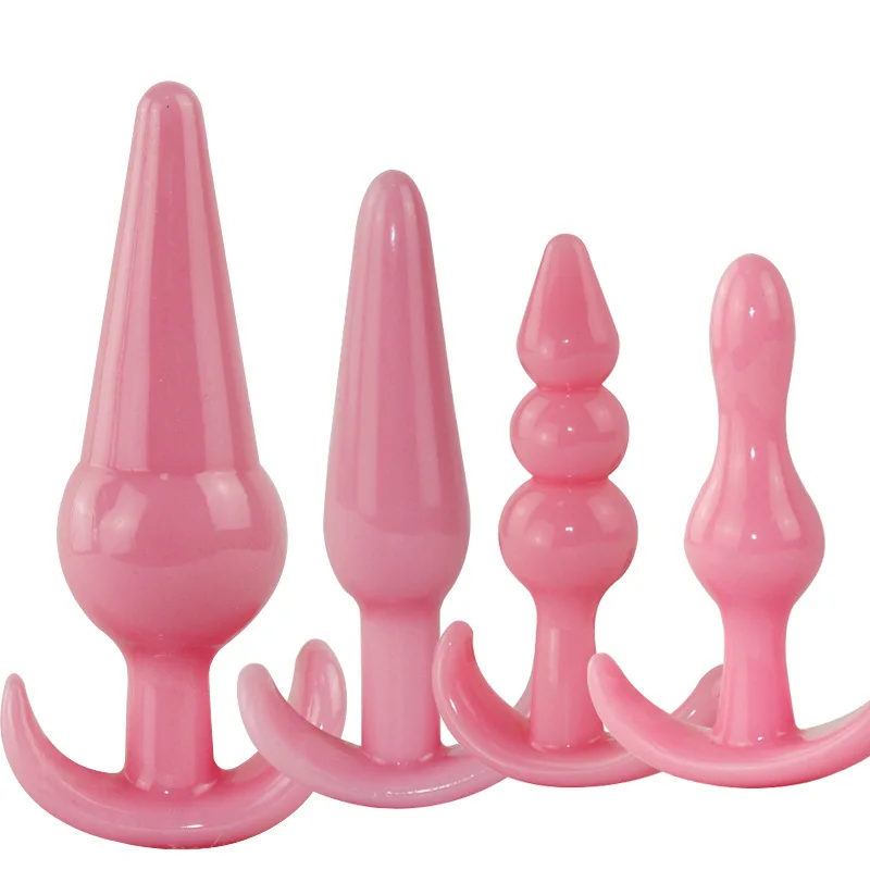 4 Set Anal Beads Flirting G-spot Stimulation Vagina Masturbation Plugs Adult Products Sexy Toys Gays Massager Bullet Anus Plug | Красота и