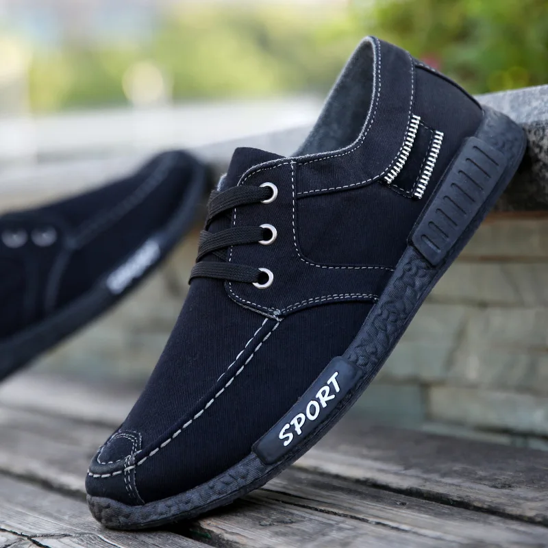 

Canvas Shoes Men Denim Sneakers Breathable Men's Shoes Non-slip Casual Male Shoes Chaussure Homme Zapatos De Hombre