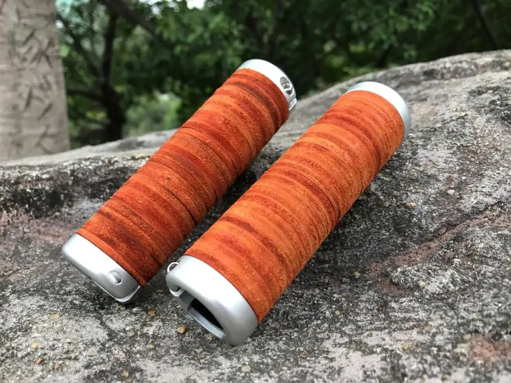 Goes Grips кожаный Ретро Дорожный Велосипед Grip 125 мм руль для велосипеда Honey Colors