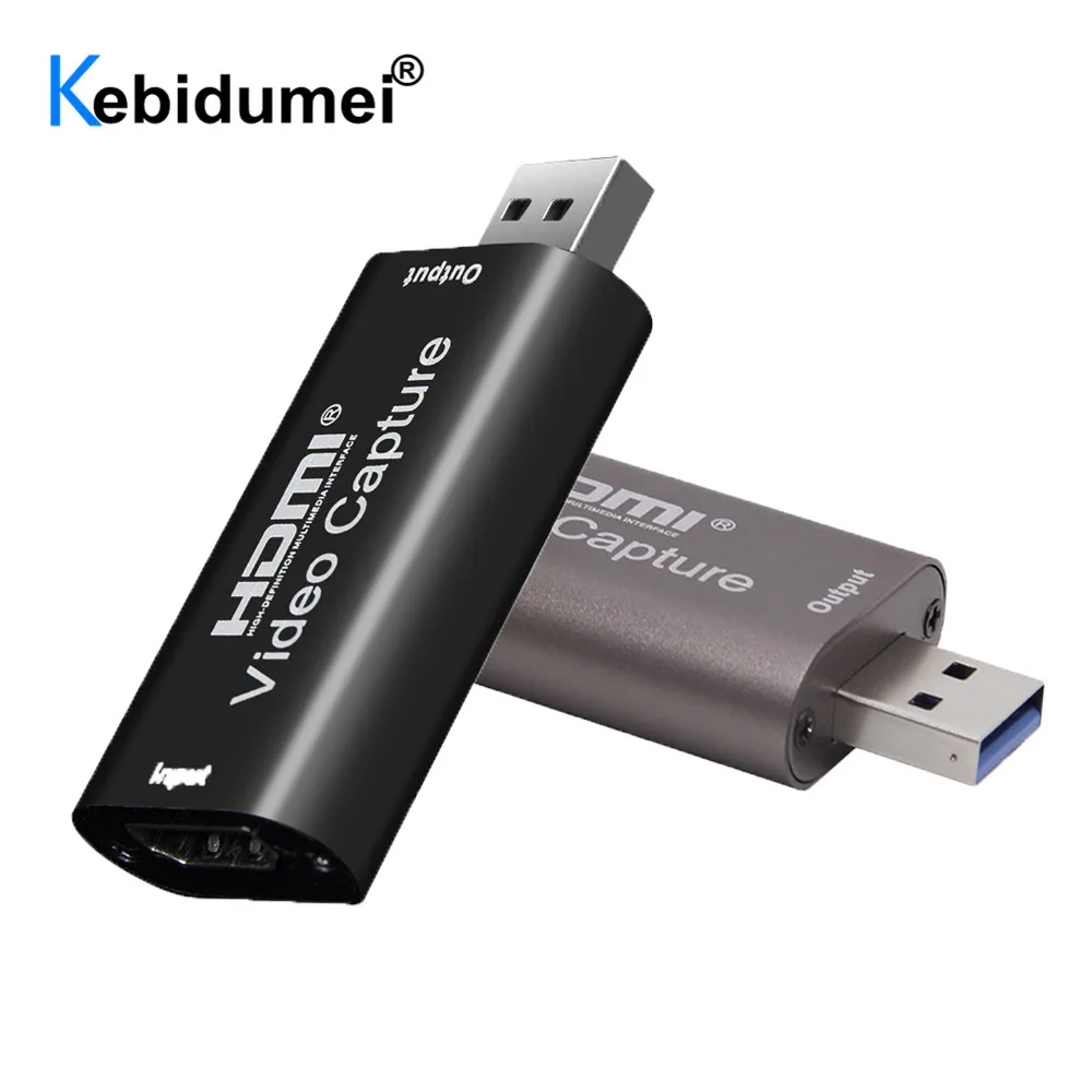 

Мини-карта захвата 4K USB 1080P 60Fps HDMI-совместимая с USB 3,0 2,0 записывающая коробка для PS4 Запись в реальном времени