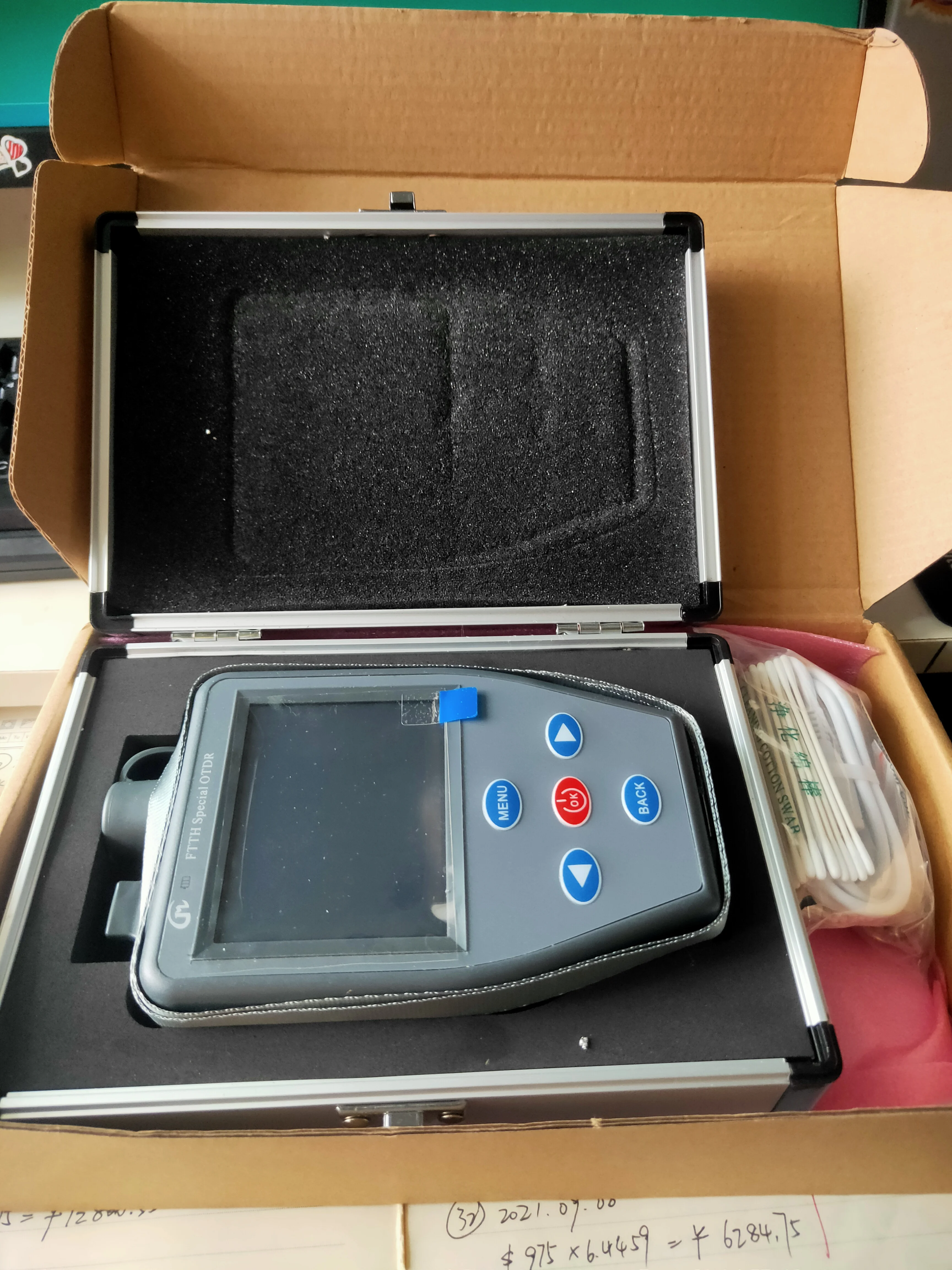 FTTH S310N Активная Модель ручной мини-измеритель оптической мощности стабильный