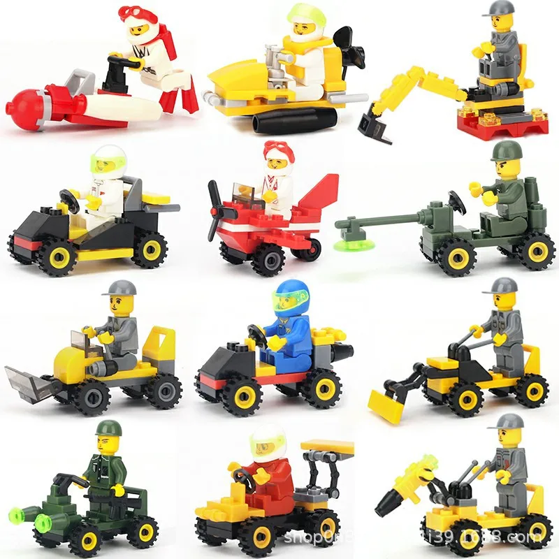

Cartoon Mini Assembled Building Blocks with Miniature Children's Intellectual Particle Educational Toys SK129