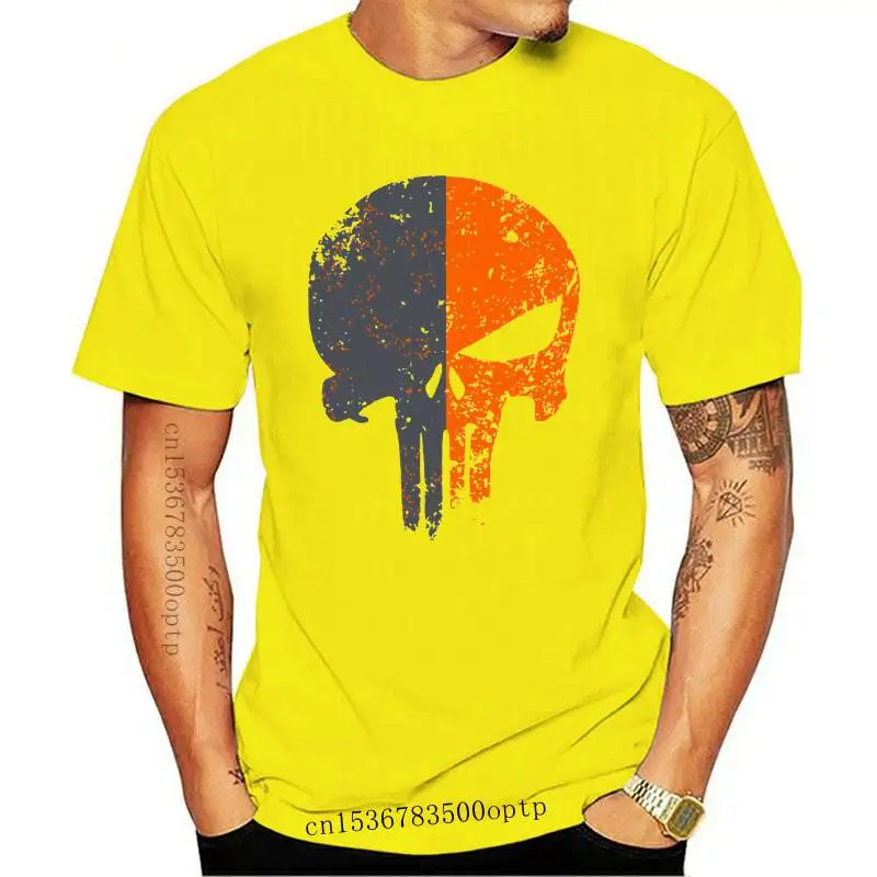 

Футболка мужская с коротким рукавом, круглым вырезом и принтом