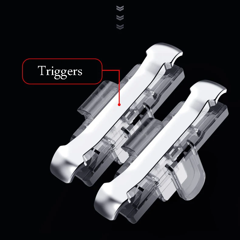 Телефон Геймпад Прозрачная Курковая Кнопка Выстрела Клавиша Прицела Мобильный Смартфон Игры L1R1 Контроллер Стрелок PUBG для Iphone Xiaomi ON.