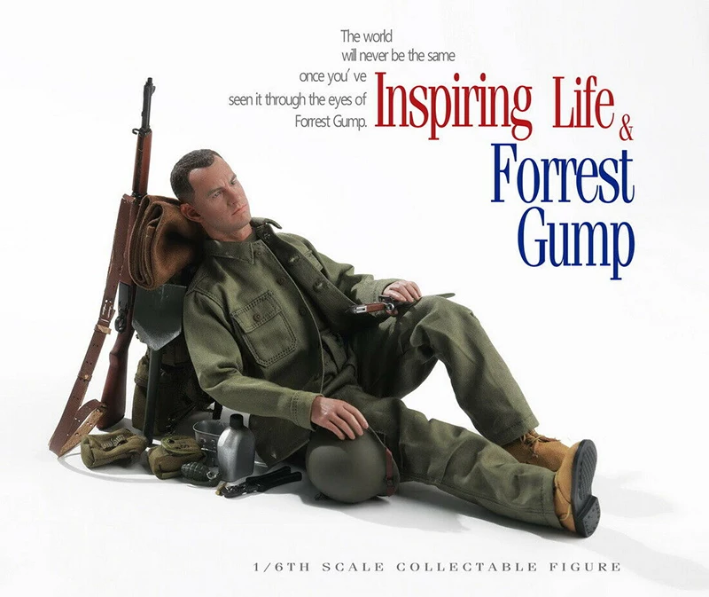 Для коллекции 1/6 DJ-16002 rforest Gump Tom Hanks г-н Аган 1" Модель Фигурки для фанатов праздничные подарки