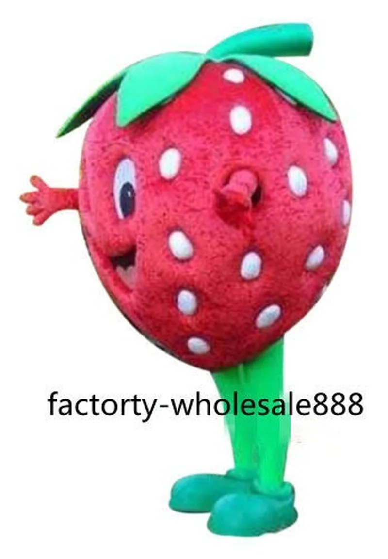 

Strawberry Mascot Costume Suits Cosplay Party Game Dress Outfits Clothing Advertising Carnival Cartoon Character Easter Adults