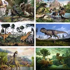 Avezano фон Динозавр мир Юрского периода Джунгли Лес день рождения новорожденные фотографии фоны фотостудия фотосессия фотозона