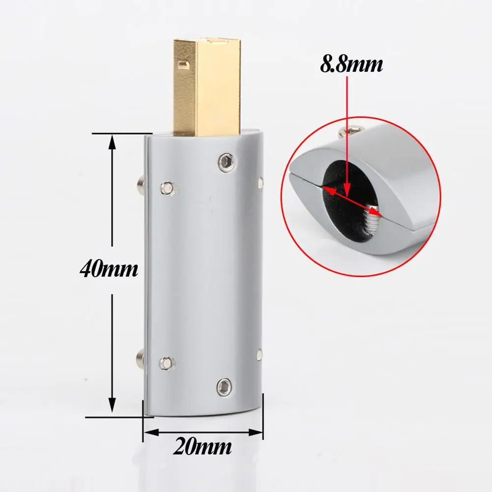 Позолоченный бронзовый USB-кабель тип А штекер 2 0 Терминал Тип в порт декодер