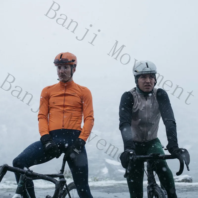 Winter Wool Long-sleeved Cycling Jacket Extremely Geothermal Vest Warm, Large Size, Slim, PNS Scotting Cycling Jersey Skying