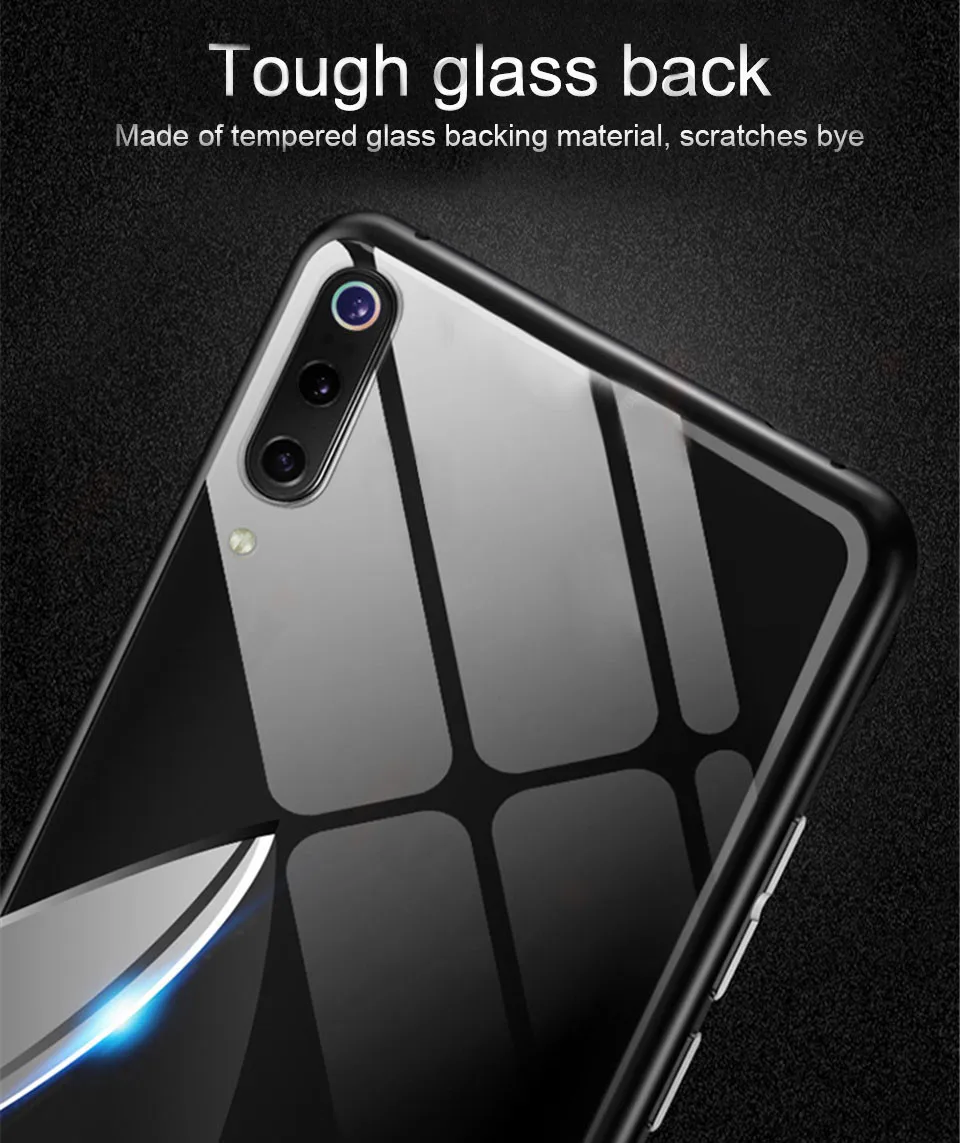 Металлический чехол с магнитной адсорбцией для Xiaomi Redmi mi 9t A3 Lite 9 SE mi CC9E, Задняя стеклянная крышка для Red mi Note 7, чехол Note 6 Pro