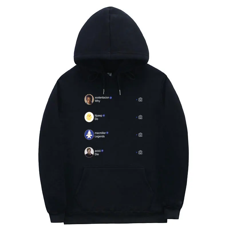 Новые толстовки XXXtentacion свитшот Повседневная Уличная одежда для мужчин и женщин