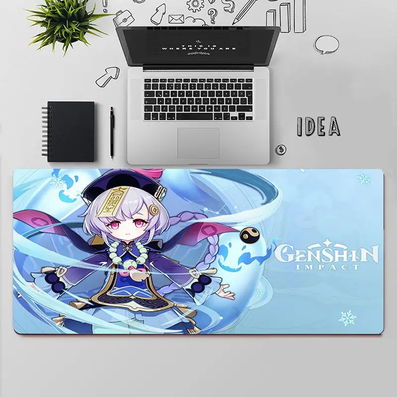 

Maiya Top Quality Genshin Impact Qiqi Laptop Gaming Mice Mousepad Free Shipping Large Mouse Pad Keyboards Mat