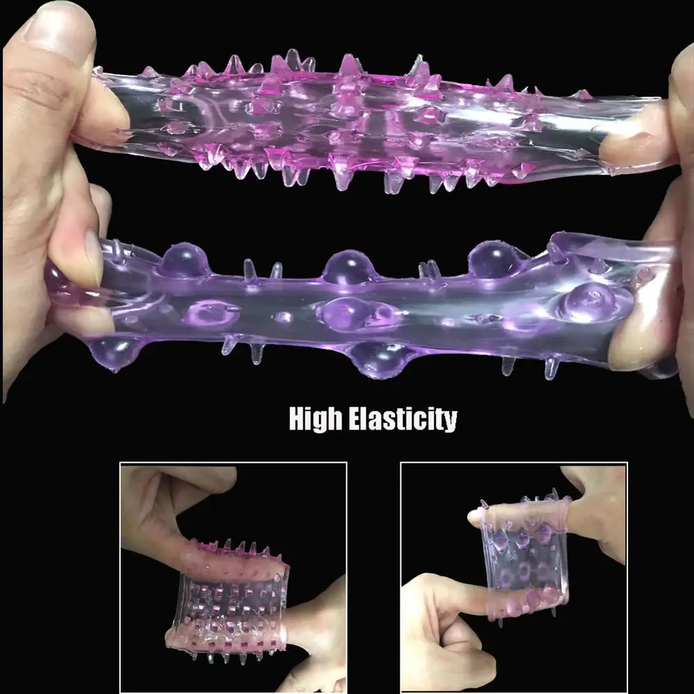 2 типа Регулируемый большой член кольцо многоразовые силиконовые длинные
