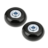 2pcs luggage suitcase wheels rubber sliding practical axles replacement casters luggage wheel universal travel flexible suitcase