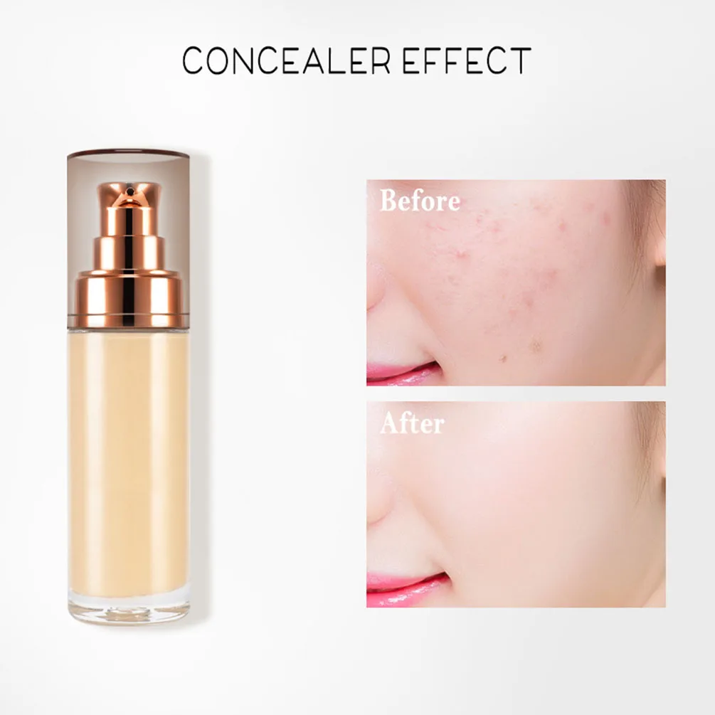 

10 Colors Liquid Foundation Professional Makeup Base Oil Free Full Coverage Concealer Long Lasting Liquid Foundation Cosmetics