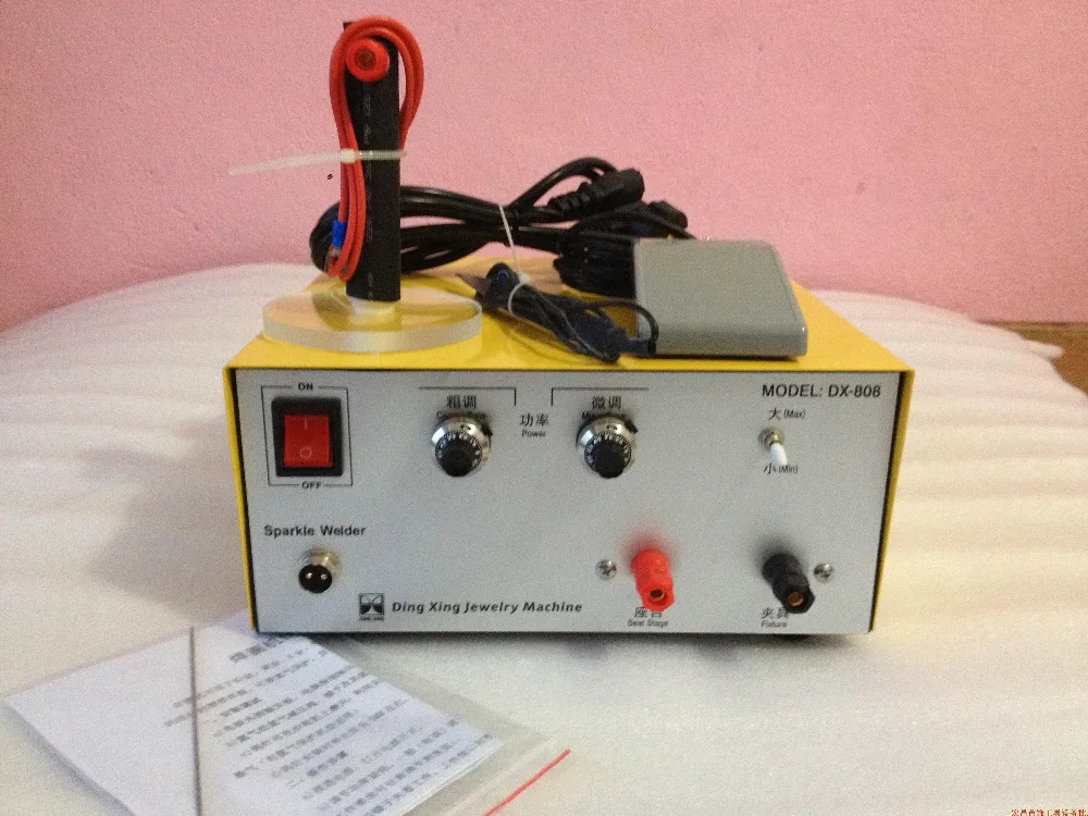 DX-808 импульсный точечный сварочный агрегат золотого и серебряного цвета Платина