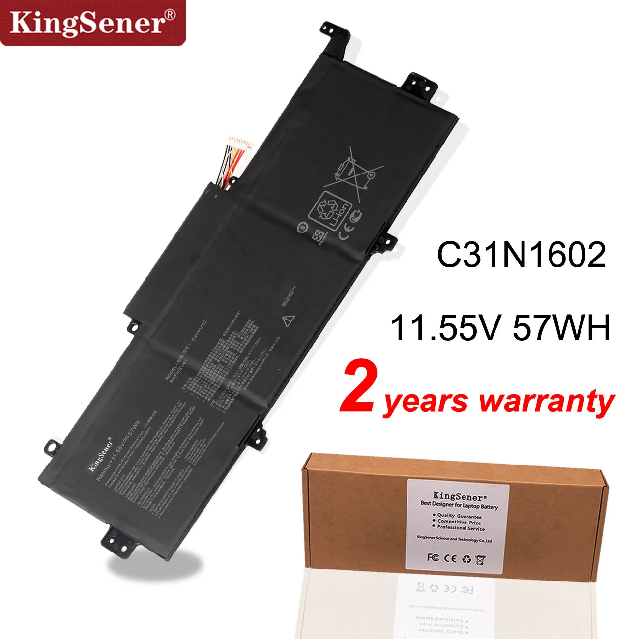 Kingsener-bateria para Asus Zenbook U3000 U3000u Ux330 Ux330u Ux330ua Baterias p/ laptop