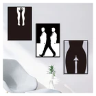 Скандинавский абстрактный пистолет-амнистия, нож, Картина на холсте, плакат, украшение для дома, настенное искусство, картина для гостиной, бесплатная доставка