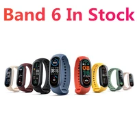 band 6 global version smart bracelet amoled screen smartband fitness traker bluetooth heart rate wristband watch m6 for xiaomi