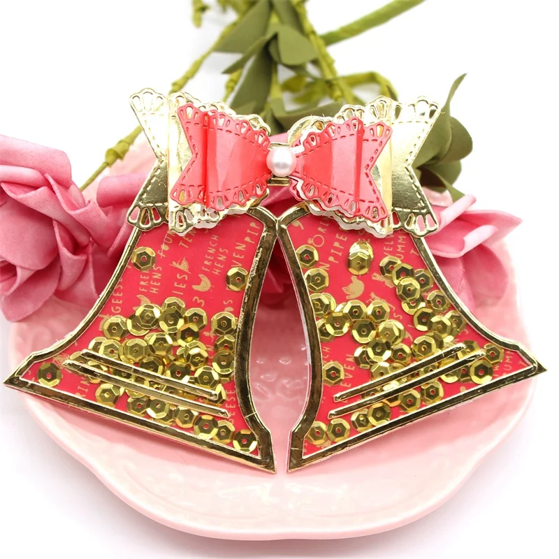 YPP ремесло Рождественский колокольчик шейкер металлическая режущая форма для DIY