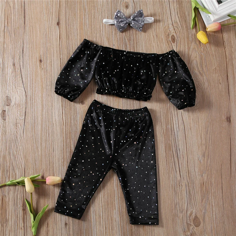 Комплекты одежды для девочек лето 2020 новый модный жилет с блестками маленьких