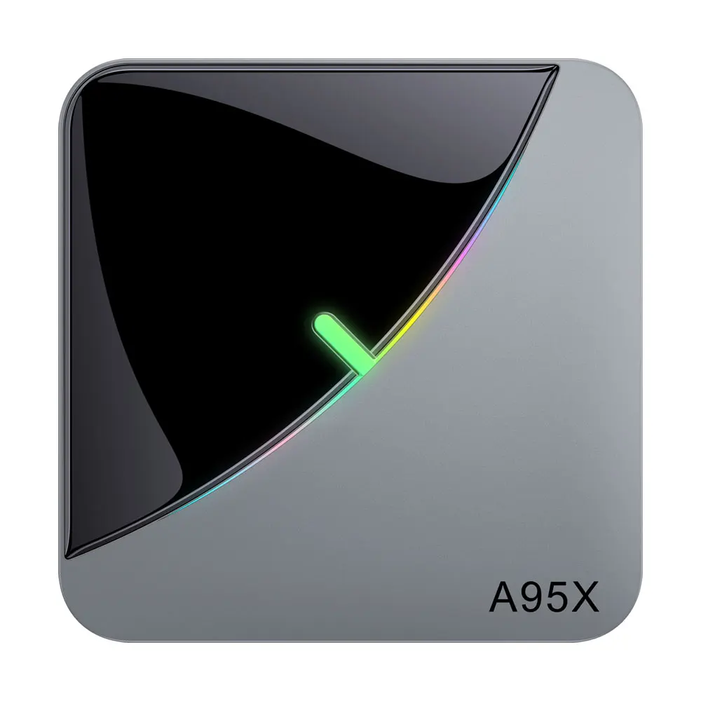 A95X F3 Air Smart Android tv Box S905X3 2 Гб ОЗУ 16 Гб ПЗУ 5G wifi bluetooth 4,0 Android 9,0 4K 8K телеприставка с 6 RGB светильник