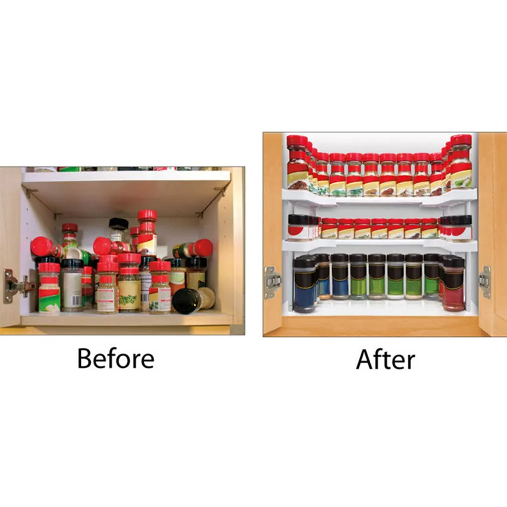 Полка Multi Функция Регулируемый специи стеллажи для хранения Кухня мульти