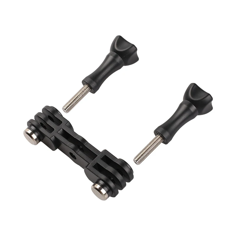 Двойной держатель кронштейн штатив адаптер для GoPro Hero 9 8 7 6 5 4 Yi 4K Sjcam Sj8 M10 Eken H9r