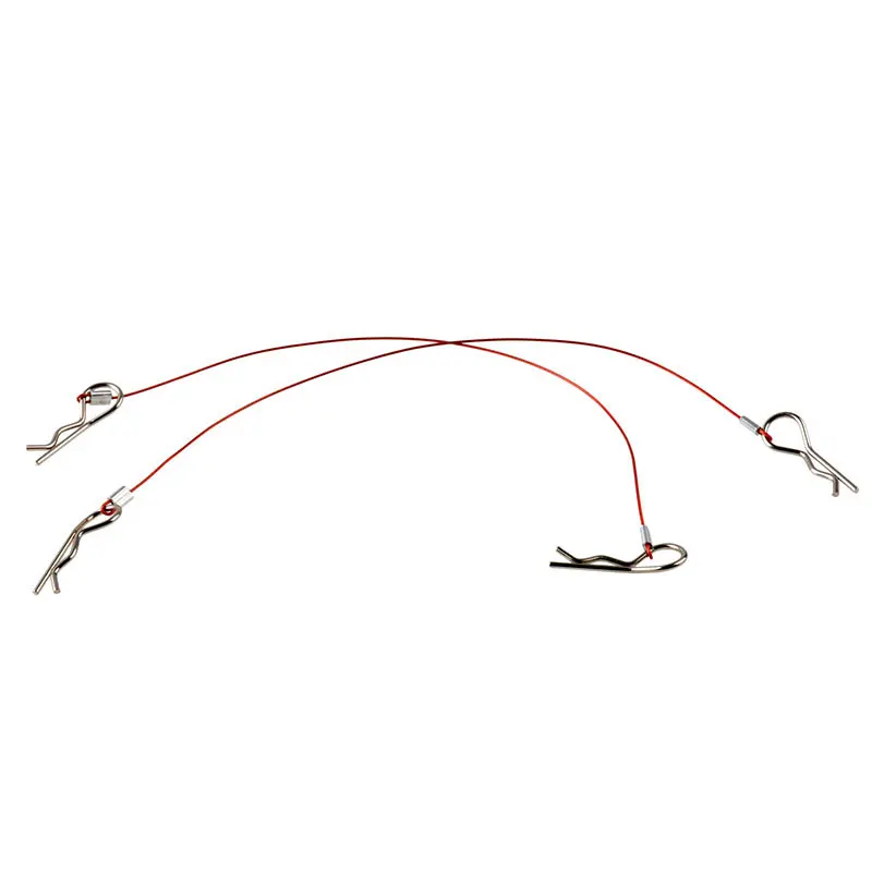 8 шт. гоночный зажим R Pin 1/10 1/8 RC стальной провод автомобильный корпус веревка Багги